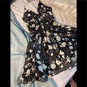 Alynpaige halter tie neck dress